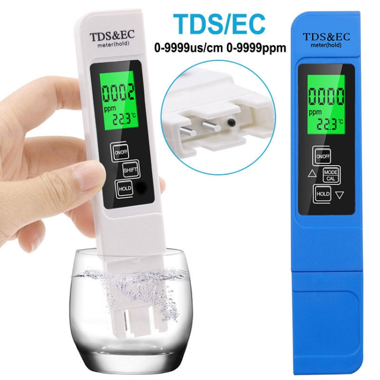 Backlight Model TDS & EC Water Quality Test Pen Meter Conductivity Test Pen