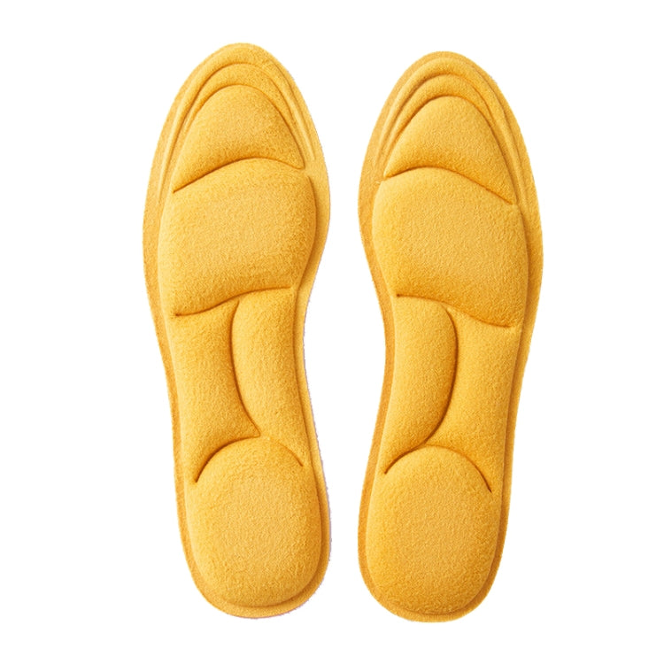 1 Pair Cuttable Warmth Padded Thick Insoles Antibacterial Anti-odor Insoles