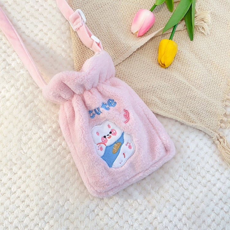 Plush Embroidery Washable Can Be Crossbody Water-Filled Warm Water Bag My Store