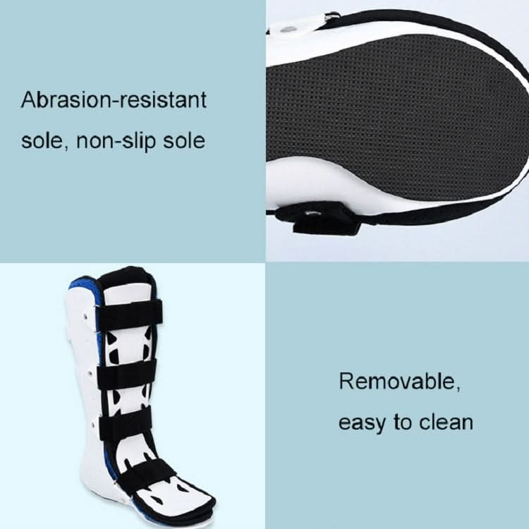 Calf Ankle Fracture Sprain Fixation Brace Plaster Shoe Foot Support Brace Reluova