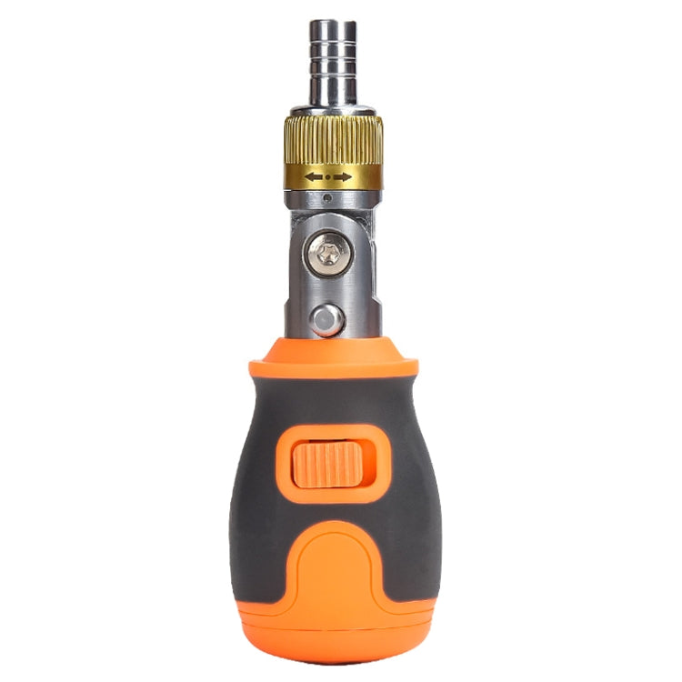 2050E 8 in 1 Portable Multifunctional S2 Batch Head Two-way Ratchet Screwdriver Set-Reluova