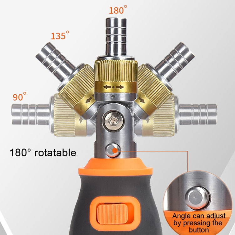 2050E 8 in 1 Portable Multifunctional S2 Batch Head Two-way Ratchet Screwdriver Set-Reluova