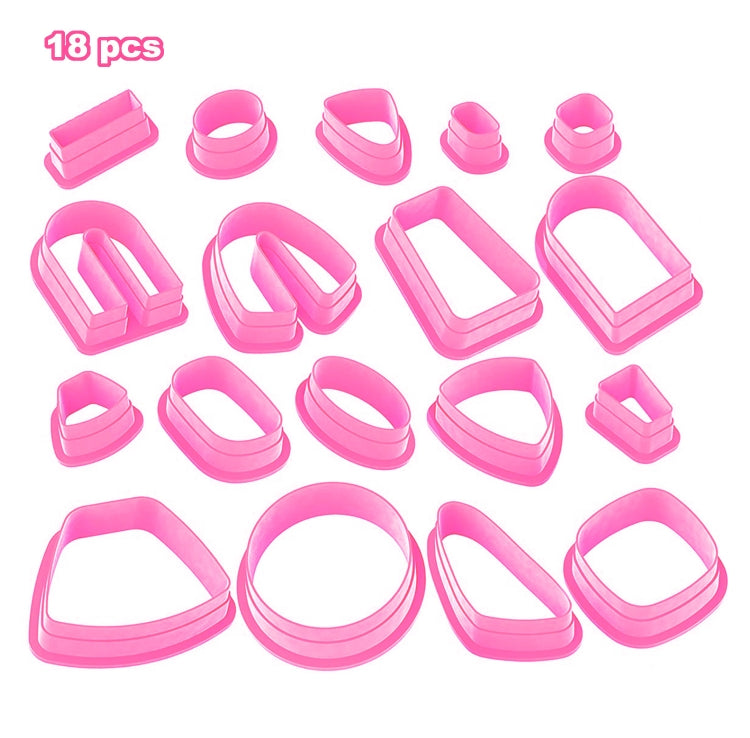 18 In 1 Soft Clay Earring Molds DIY Handmade Clay Cutter Clay Earrings Making Molds