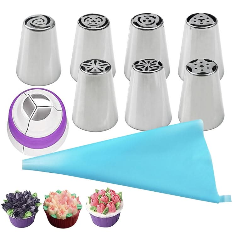 Stainless Steel Laminating Nozzle Set Cake DIY Laminating Nozzle Set Baking Tools Reluova