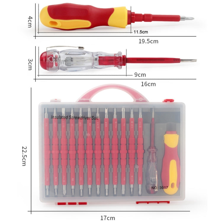 VDE Insulated Handle Electrician Screwdriver Set Home Maintenance Tools My Store