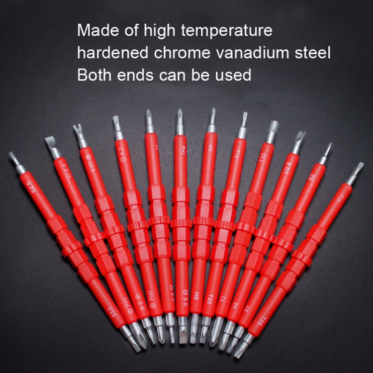 VDE Insulated Handle Electrician Screwdriver Set Home Maintenance Tools