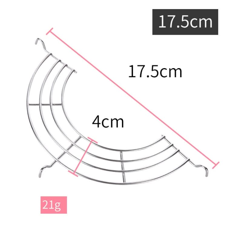 304 Stainless Steel Semicircular Drain Rack , Size: 20cm-Reluova