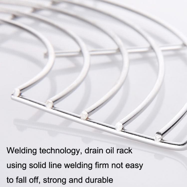 304 Stainless Steel Semicircular Drain Rack , Size: 20cm-Reluova