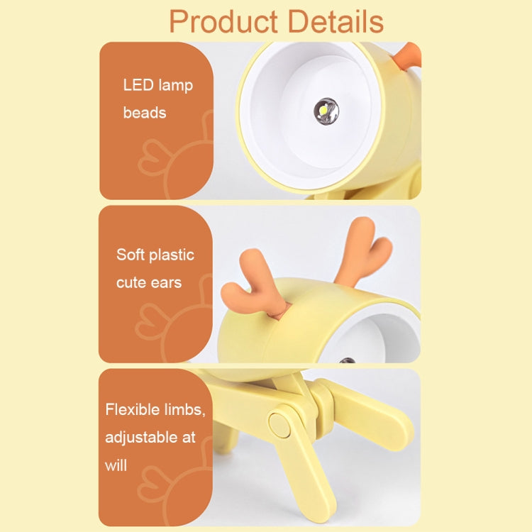 TL-23 LED Mini Foldable Cartoon Desk Lamp Home Pet Shape Decoration Table Lamp, Spec: My Store