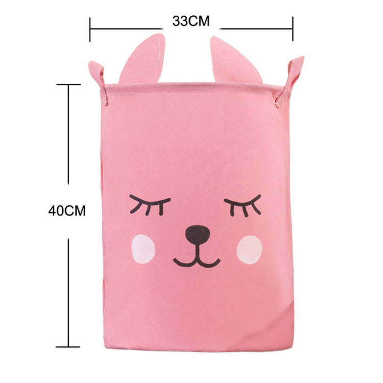 Toy Storage Bag Children Clothing Organizer Cartoon Fabric Storage Bucket