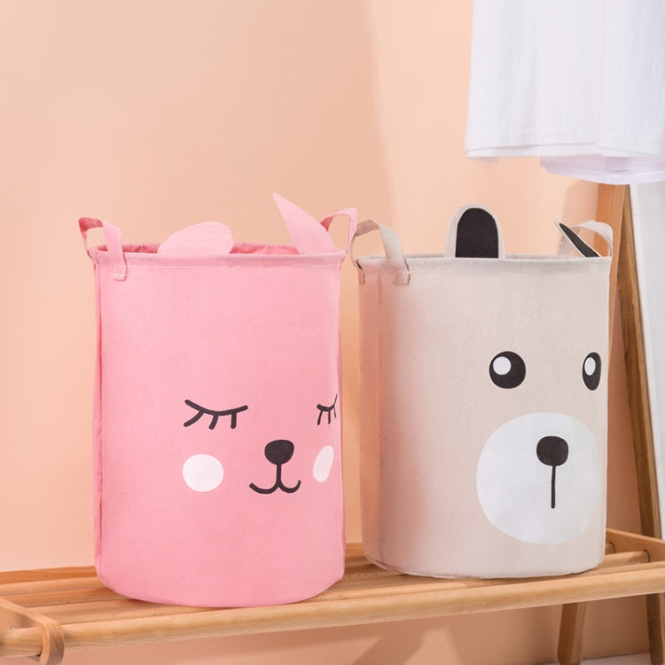 Toy Storage Bag Children Clothing Organizer Cartoon Fabric Storage Bucket