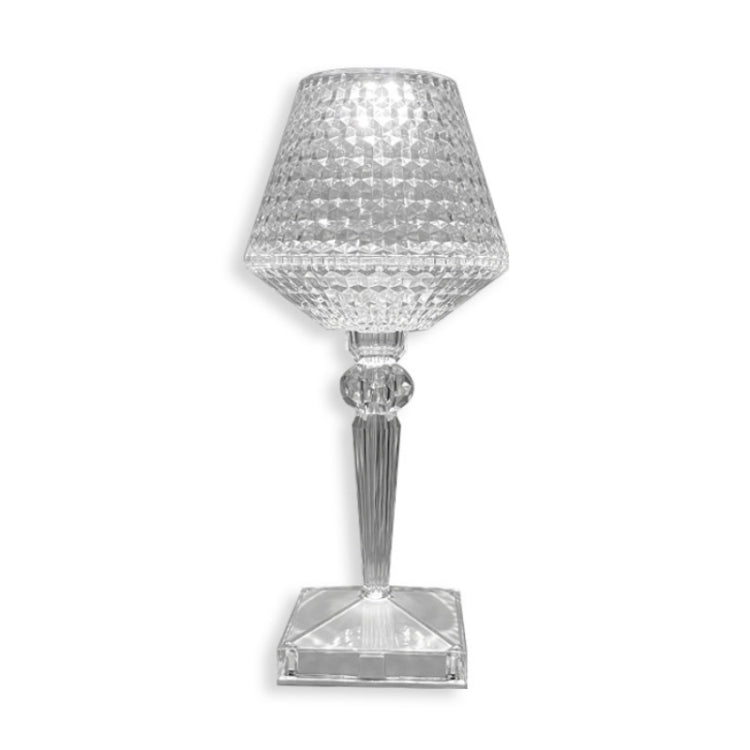 Bedside Crystal Table Lamp LED Wine Glass Night Light, Specification: My Store