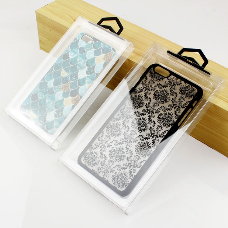 50 PCS  No Printing Full Transparent PVC Phone Case Packaging Box,Size:-Reluova