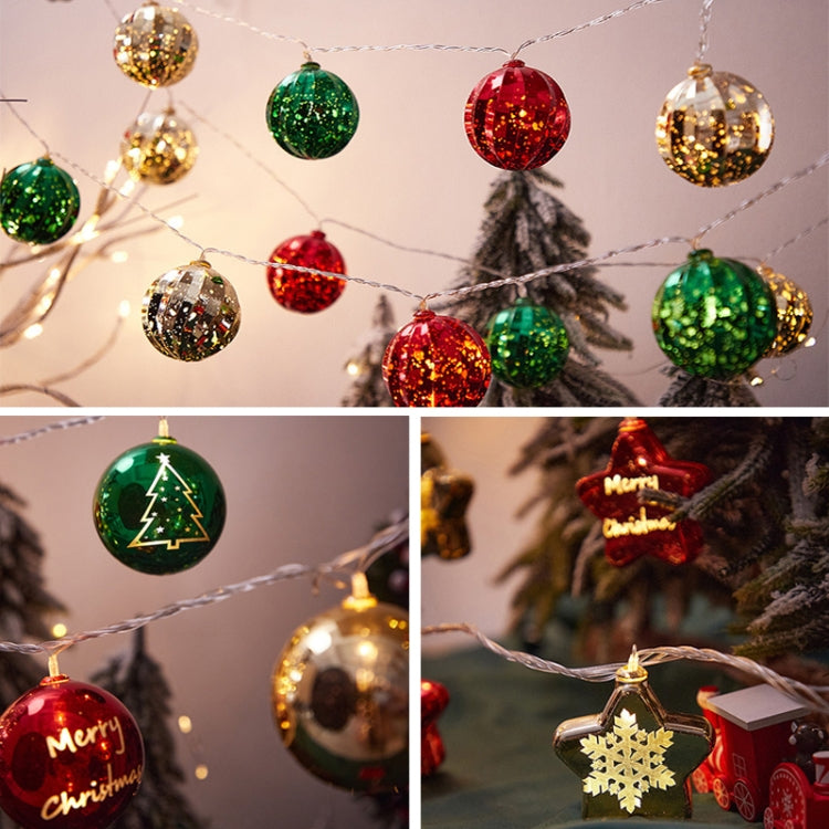 LED Christmas Decorative Ball Lights Party Scene Arrangement Lantern String, Spec: My Store