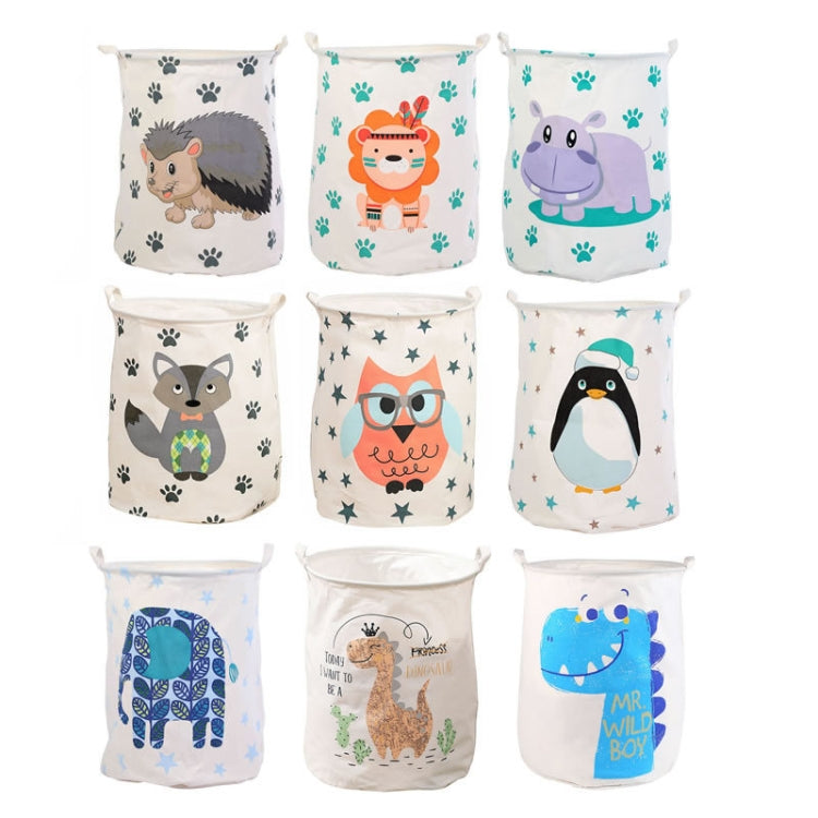 Cartoon Dirty Laundry Basket Waterproof Fabric Storage Bag