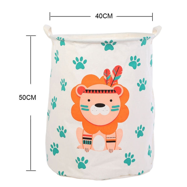 Cartoon Dirty Laundry Basket Waterproof Fabric Storage Bag