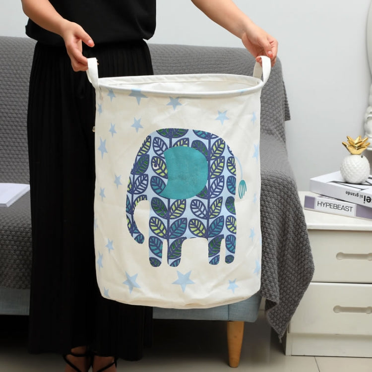 Cartoon Dirty Laundry Basket Waterproof Fabric Storage Bag