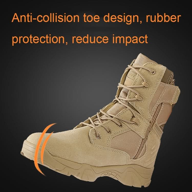 JL-1736 Wear-resistant Anti-collision High-top Training Boots Outdoor Sports Non-slip Hiking Shoes Reluova