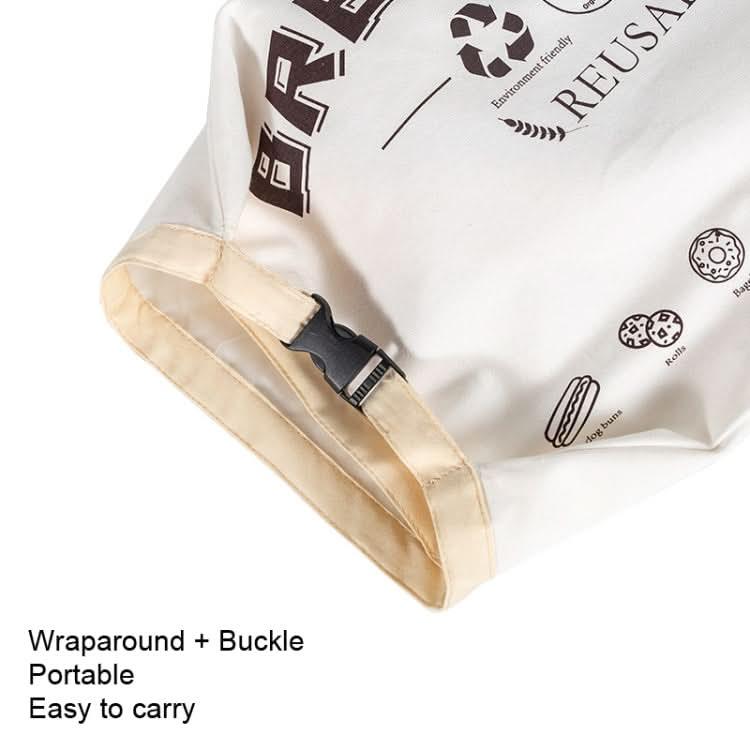 Cotton TPU Bread Bag With Clasp Reusable Storage Bag Reluova