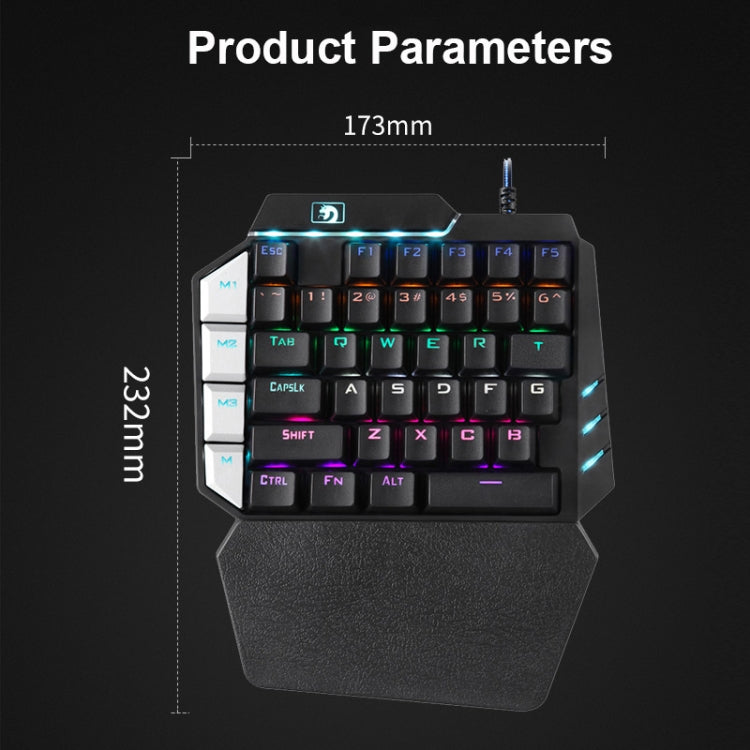 XINMENG K109 38 Keys Phone Game External Keyboard, Cable Length: 1.5m