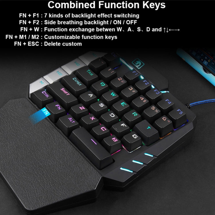 XINMENG K109 38 Keys Phone Game External Keyboard, Cable Length: 1.5m My Store