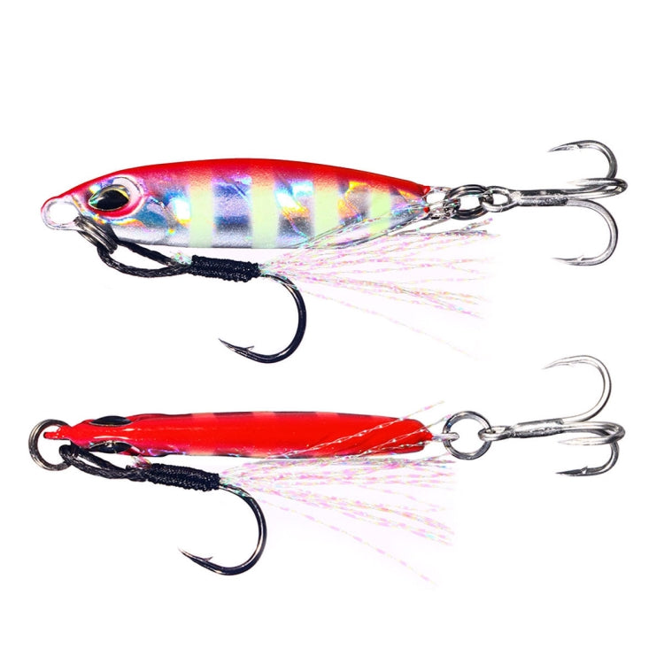 2 PCS HENGJIA Shore Casting Lead Fish Long-distance Casting Sinker Double Hook Lure