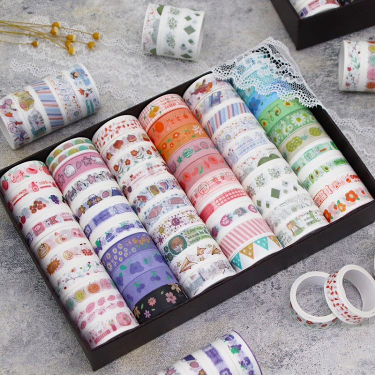 42001 Cartoon Pattern Hand Account Tape Set Diary Handbook DIY Washi Material My Store