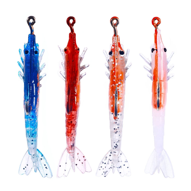 HENGJIA SO077 6cm 3g Lead Wrapped Shrimp Soft Lure Sea Bass Fake Lure