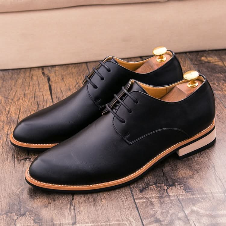 JL-1022 Men British Pointed Leather Shoes Business Casual Shoes Reluova