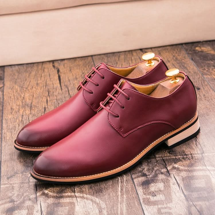 JL-1022 Men British Pointed Leather Shoes Business Casual Shoes Reluova