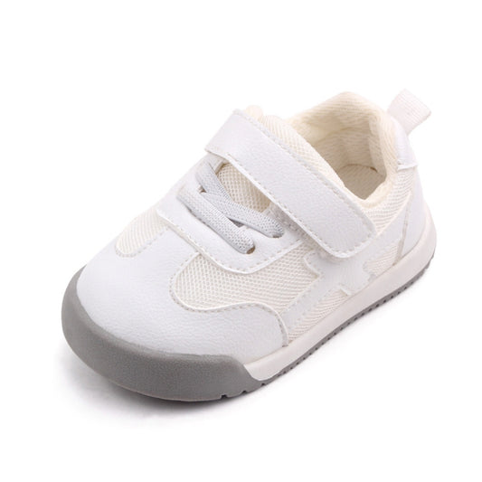 D2678 Autumn Baby Shoes Super Skin Children Sport White Shoees