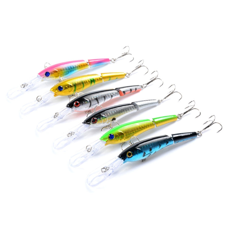 M0208 13.3cm/13.4g Lure Bionic Multi-section Mino Fake Lure Plastic Lure Reluova