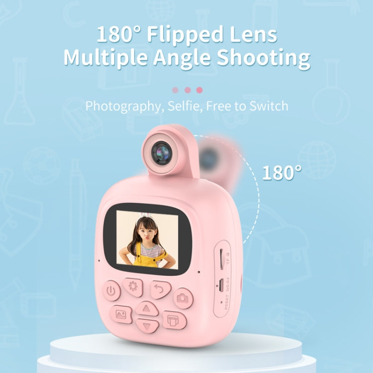 A18 HD Printable Cartoon Kids Digital Camera with Rotating Lens, Spec: Reluova