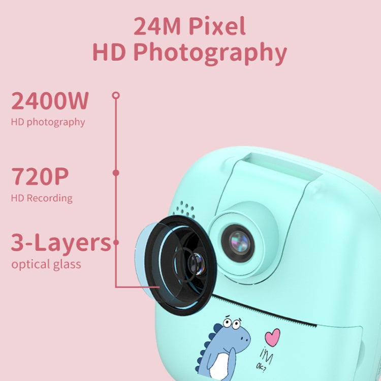 A18 HD Printable Cartoon Kids Digital Camera with Rotating Lens, Spec: Reluova