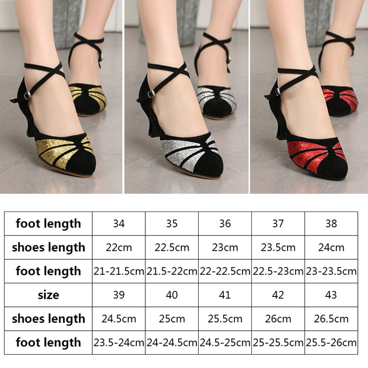 Soft Bottom Female Latin Dance Shoes Summer Sandals, Series 1