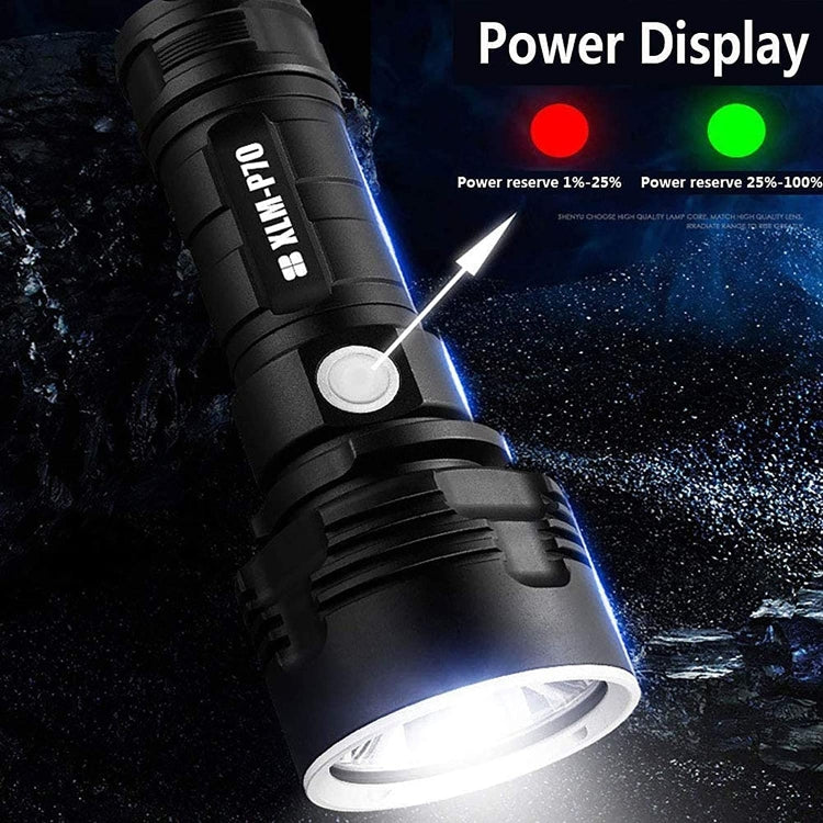 Strong Light Outdoor Waterproof Camping Aluminum LED Flashlight, Style: My Store