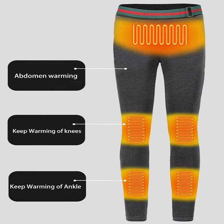 USB Electric Heating Thickening Warm Bottoming Pants Reluova