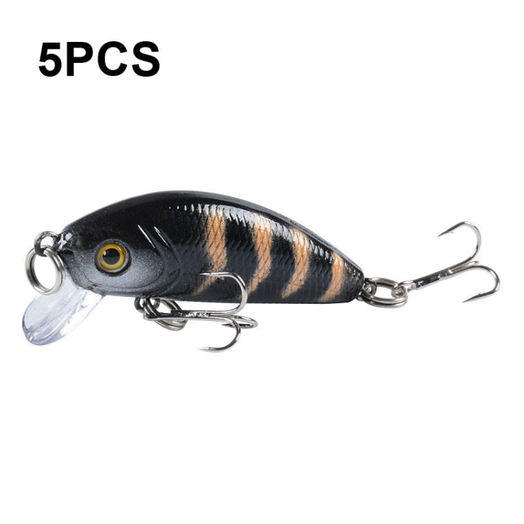 5 PCS M0081 5cm 3.6g Bionic Lure Mino Plastic Hard Lure-Reluova