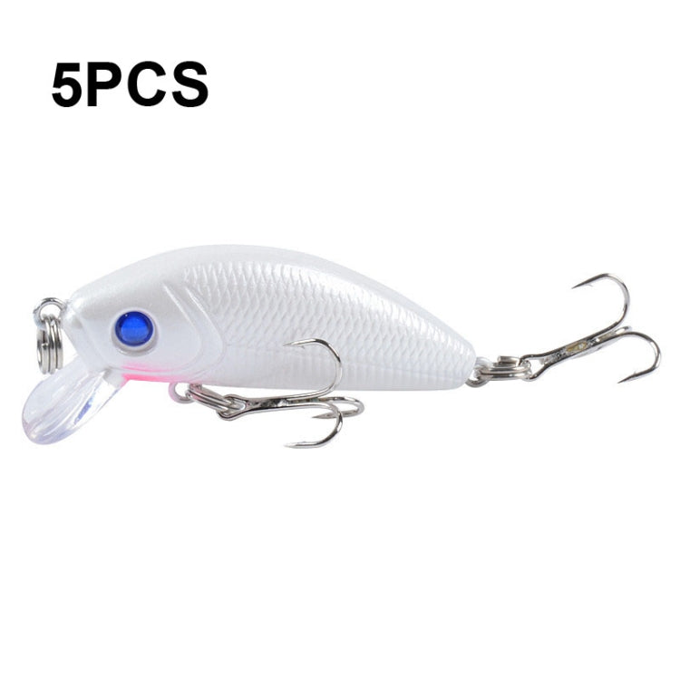 5 PCS M0081 5cm 3.6g Bionic Lure Mino Plastic Hard Lure-Reluova