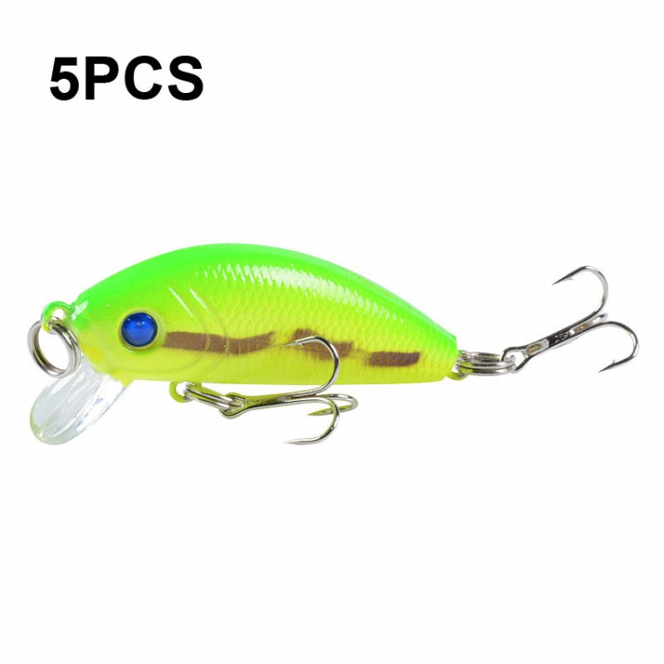 5 PCS M0081 5cm 3.6g Bionic Lure Mino Plastic Hard Lure-Reluova