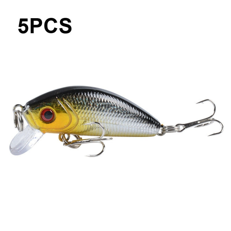 5 PCS M0081 5cm 3.6g Bionic Lure Mino Plastic Hard Lure-Reluova