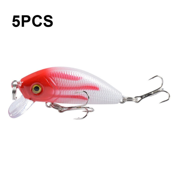 5 PCS M0081 5cm 3.6g Bionic Lure Mino Plastic Hard Lure-Reluova