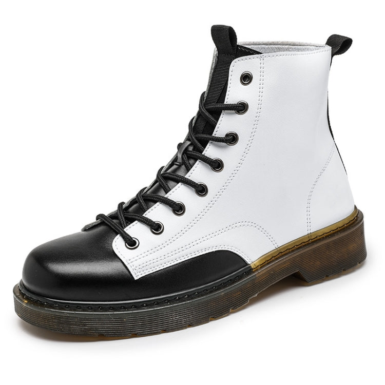 JL-MR062 Men Martin Boots High-Top Lace Biker Work Shoes