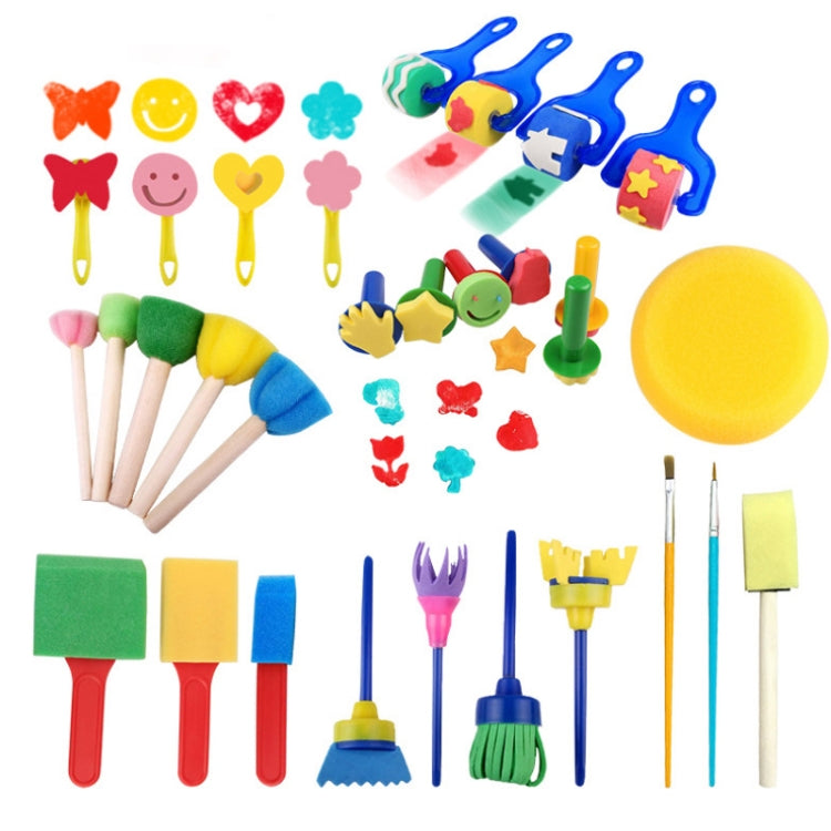 Children Painting Sponge Brush Stamps Artistic Doodling Supplies My Store