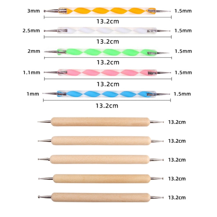 Ceramic Clay Indentation Sculpting Scraper Dotted Drill Nail Art Pen My Store