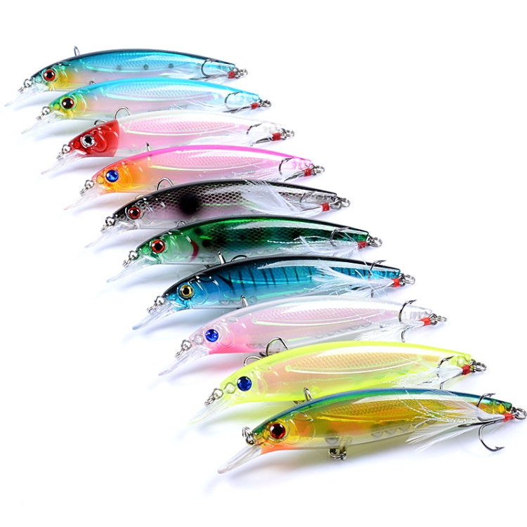 M0195 11cm/13.4g Lures Casting Feather Hook Mino Hard Baits Bionic Bait Reluova