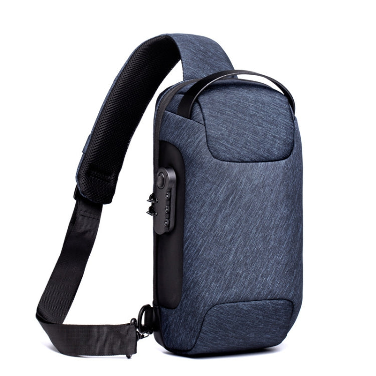 WEIXIER 9530 Men Oxford Cloth Chest Bag Anti-theft Crossbody Bag Sports Backpack Reluova