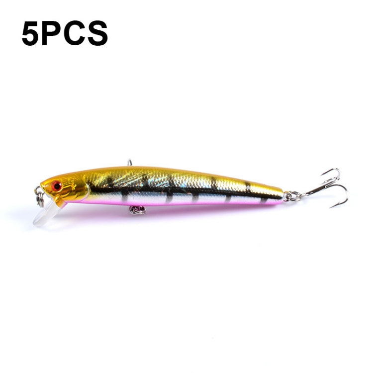 5 PCS M0205 9.6cm/9.8g Minnow Bionic Fake Bait Plastic Floating Hard Bait-Reluova