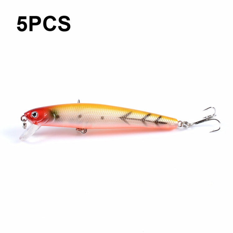 5 PCS M0205 9.6cm/9.8g Minnow Bionic Fake Bait Plastic Floating Hard Bait