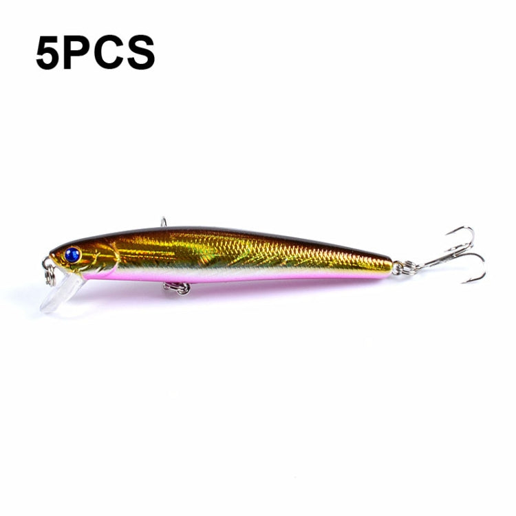 5 PCS M0205 9.6cm/9.8g Minnow Bionic Fake Bait Plastic Floating Hard Bait-Reluova